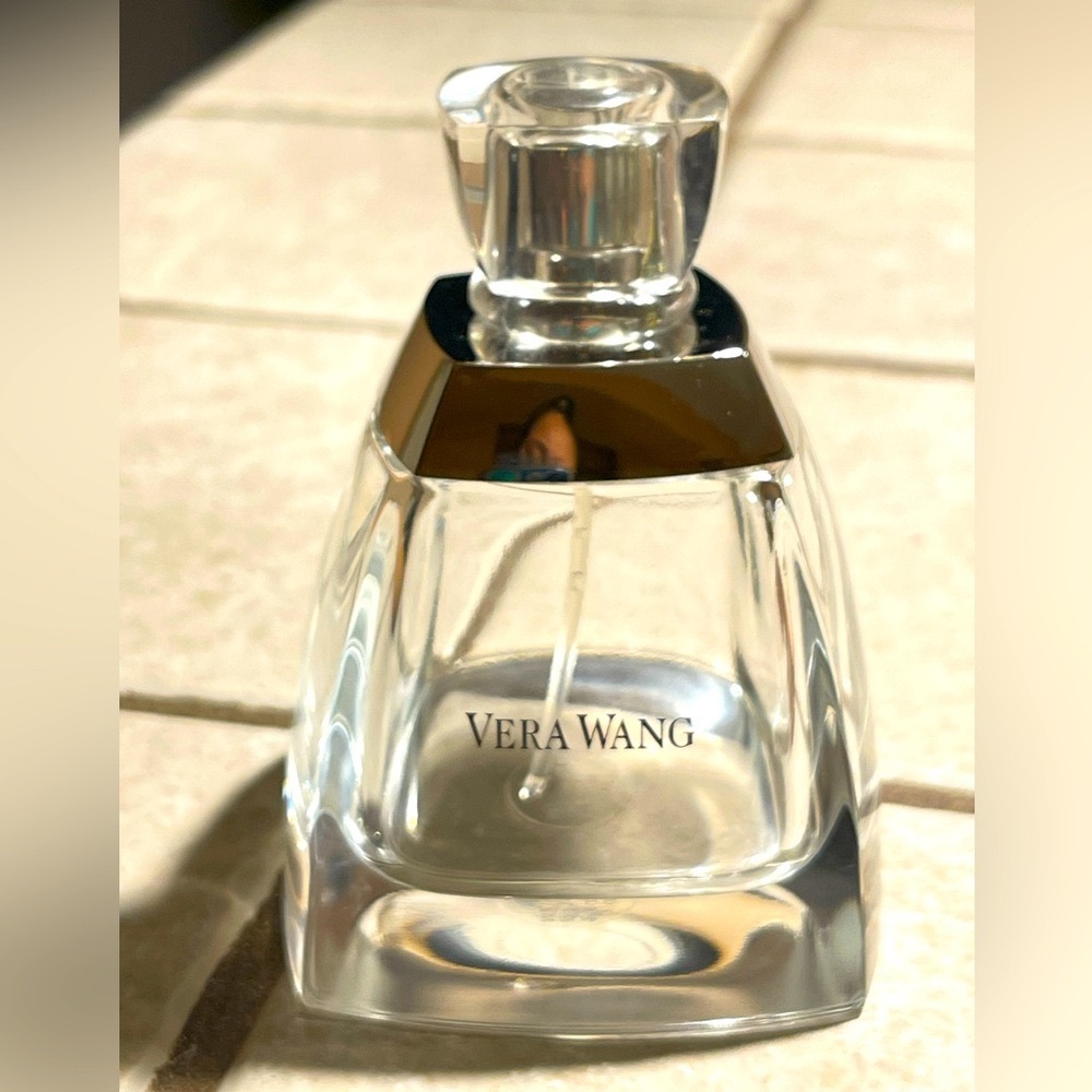 (EMPTY BOTTLE) VERA WANG PERFUME GLASS BOTTLE 3.4OZ 100ML - Picture 9 of 9